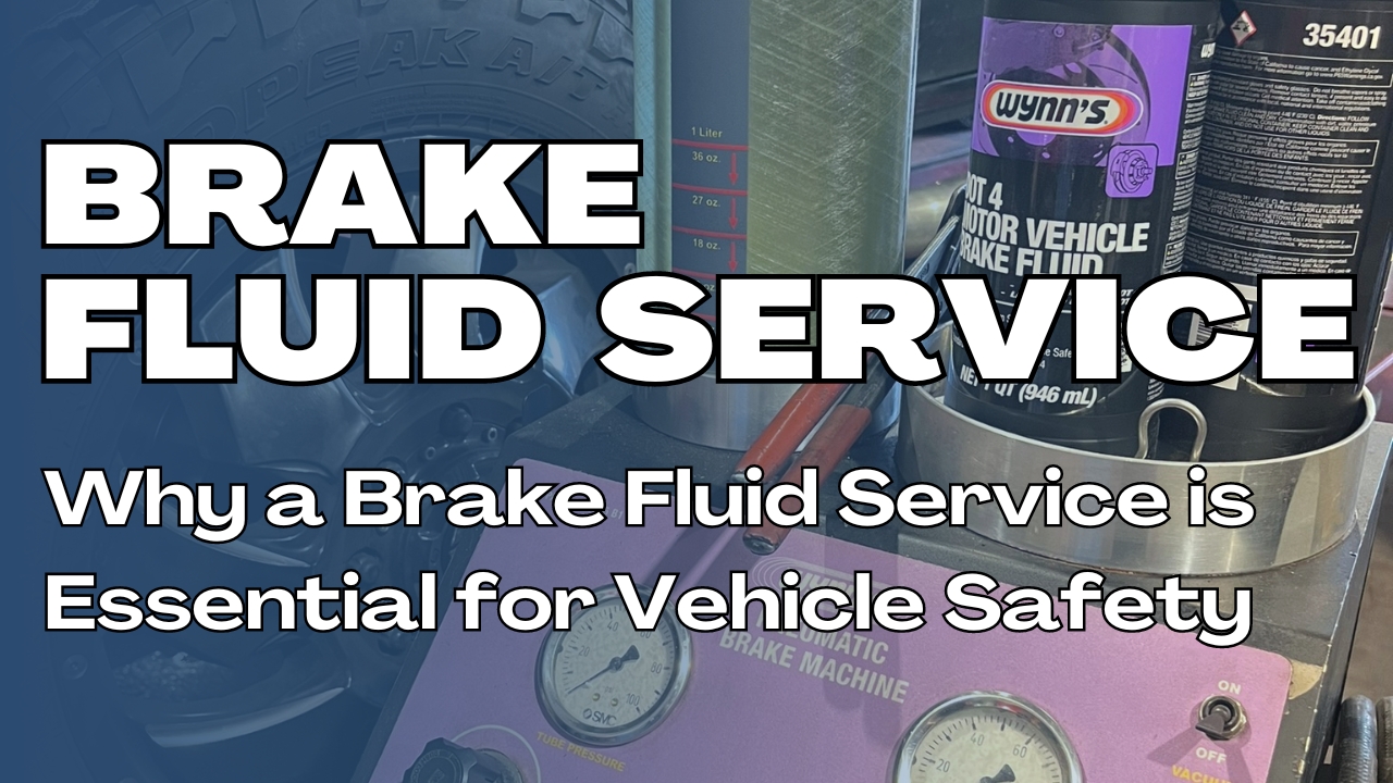 Why is a brake fluid service important for vehicle safety?